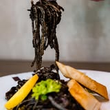 Squid ink pasta